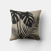 トロピッ葉ク1ブラックオンタン クッション (裏面)