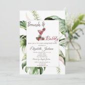 トロピッ葉ク・カクテルブランチ&バブリー 招待状 (スタンド正面)