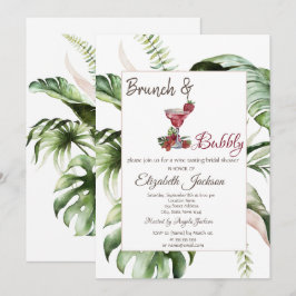 トロピッ葉ク・カクテルブランチ&バブリー 招待状