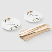 トロピッ葉ク・サマー結婚ズ・ウェルカム ハンドファン (組立なし)