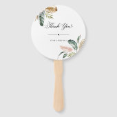 トロピッ葉ク・サマー結婚ズ・ウェルカム ハンドファン (裏面)