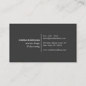 トロピッ葉ク・サークルロゴ・ビジネス・カード 名刺 (裏面)