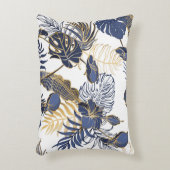 トロピッ葉ク・ジャングル・シームレスな背景。 アクセントクッション (正面(垂直))
