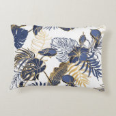 トロピッ葉ク・ジャングル・シームレスな背景。 アクセントクッション (裏面)