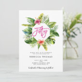 トロピッ葉ク・バースデーパーティーへの招待 招待状 (スタンド正面)