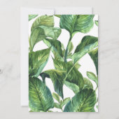 トロピッ葉ク・バースデーパーティーへの招待 招待状 (裏面)