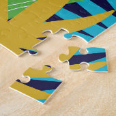 トロピッ葉ク、パロット：夏の背景。 ジグソーパズル (側面)