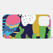トロピッ葉ク、パロット:夏の背景。 Case-Mate iPhoneケース (裏面 (横))