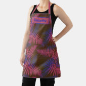 トロピッ葉ク・パープルとブルー エプロン (インサイチュ)