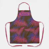 トロピッ葉ク・パープルとブルー エプロン (正面)