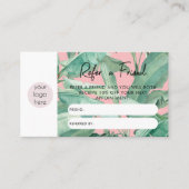 トロピッ葉ク・ビジネスは友人の紹介を参照 名刺 (正面)