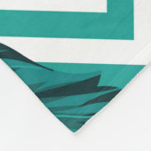 トロピッ葉ク:フローラシームレスなパターン。 フリースブランケット (角)