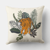 トロピッ離れクとタイガーアクセント枕 クッション (裏面)