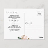 トロピッ離れクな幾何学模様の日付の変更 ポストカード (裏面)