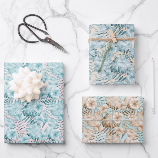 トロピッ離れクアクアピンク ラッピングペーパーシート (正面)