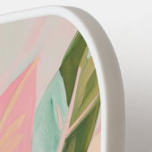 トロピッ離れクパームカラフルツリー ピックルボールラケット (左詳細)