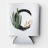 トロピッ離れクフェイク・ゴールド・フォイル・レターCモノグラム 缶クーラー (正面)