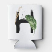 トロピッ離れクフェイク・ゴールド・フォイル・レターHモノグラム 缶クーラー (裏面)