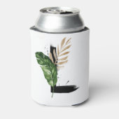 トロピッ離れクフェイク・ゴールド・フォイル・レターLモノグラム 缶クーラー (缶裏面)