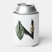 トロピッ離れクフェイク・ゴールド・フォイル・レターNモノグラム 缶クーラー (缶裏面)
