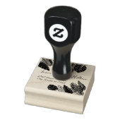 トロピッ離れクモダンタイポグラフィ差出人住所 ラバースタンプ (スタンプ)