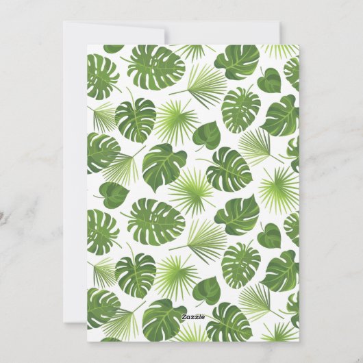 トロピッ離れクロシティバケーションフォトメリークリスマス シーズンカード (裏面)