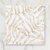 トロピッ離れク結婚式の引き出物ラベル フェイバータグ (裏面)