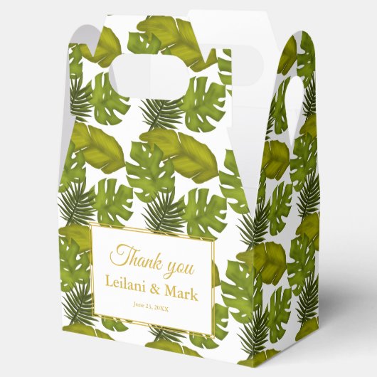 トロピッ離れク金ゴールドグリーンとサンキュー結婚ズ フェイバーボックス (オープン)