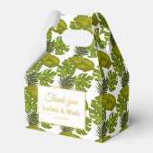 トロピッ離れク金ゴールドグリーンとサンキュー結婚ズ フェイバーボックス (正面サイド)