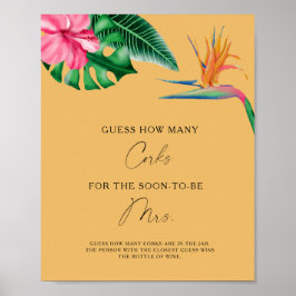 トロピッ離れク – コルクの数を推測 ポスター