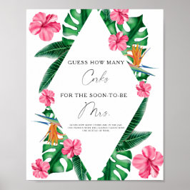 トロピッ離れク – コルクの数を推測 ポスター