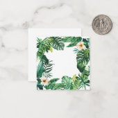 トロピッ離れク・ハイビスカスフレーム ノートカード (正面/裏面インサイチュ)