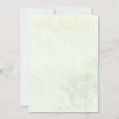 トロピッ離れク&ホワイトカラスウォーター結婚カラー 招待状 (裏面)