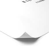 トロピッ魅力的クフローラ緑化ウェルカム結婚ズ ポスター (角)