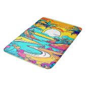 トロピッ鮮やかクサンセットビーチ バスマット (アングル)