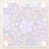 トロピッ鮮やかクモダンコースター ガラスコースター (裏面)