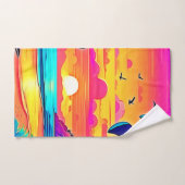 トロピッ鮮やかク・サンセット バスタオルセット (ハンドタオル)