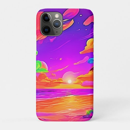 トロピッ鮮やかク・サンセット Case-Mate iPhoneケース (裏)