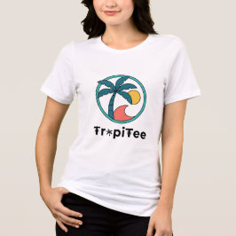 トロピティーロゴ - 存在感のあるトロピカルアイコンTシャツ トライブレンドＴシャツ