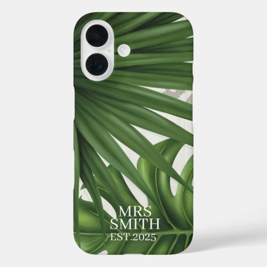 トロピパーソナライズされたカル離れ名前をカスタムすると年 Case-Mate iPhoneケース (裏面)