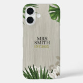 トロピパーソナライズされたカル離れ名前をカスタムすると年 Case-Mate iPhoneケース (裏面)