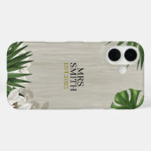 トロピパーソナライズされたカル離れ名前をカスタムすると年 Case-Mate iPhoneケース (裏面 (横))