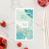 トロピモダンカルグレネリーパーム葉モノグラム (インサイチュ)