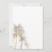 トロピモダンカルツリータイポグラフィ結婚ズ セーブザデート (裏面)