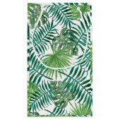 トロピモダンカルパーム葉抱き枕小さい スモールペーパーバッグ (裏面)