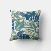 トロピモダンカルパーム葉装飾用クッション クッション (裏面)