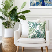 トロピモダンカルパーム葉装飾用クッション クッション