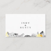 トロピモダンカルフ結婚ラット座席表 プレイスカード (裏面)