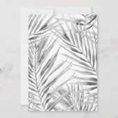 トロピモダンカルブライダルティーパーティの招待状 招待状 (裏面)