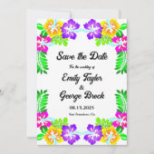 トロピモダンカルボタニカルガーデン結婚フローラ セーブザデート (正面)